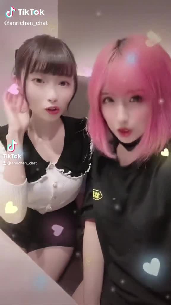 おとは(@otoha_tachibana )とTIK TOKコラボしたよ🥰💗#ピンク髪 #ゲーマー女子 #tiktokjapan #デュエット #チャットレディ