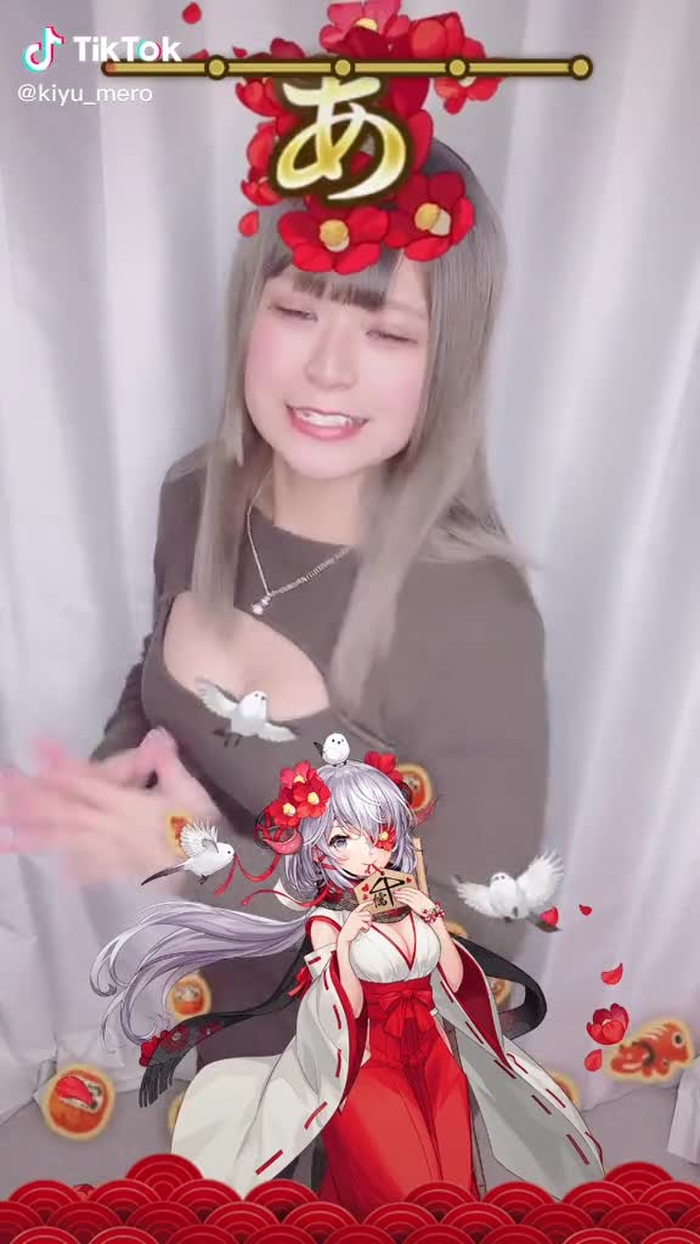 あけましておめでとうございます🌸久しぶりのTikTok緊張しました😳#新年放置少女祭り #2021年初投稿 #あけおめ#ニットワンピ #放置少女
