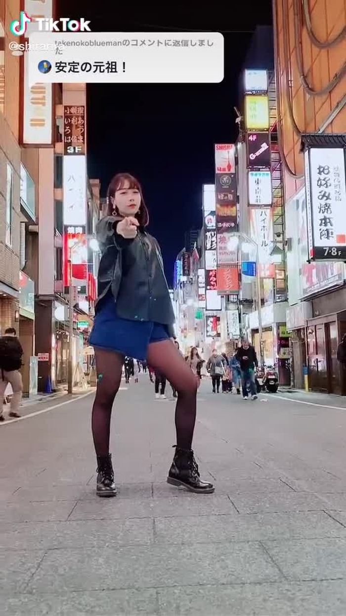@takenokoblueman への返信 安定の元祖です#どこでしょう#おすすめに載りたい #おススメに載りたい #おすすめ載りたい #腰ふりダンスのお姉さん