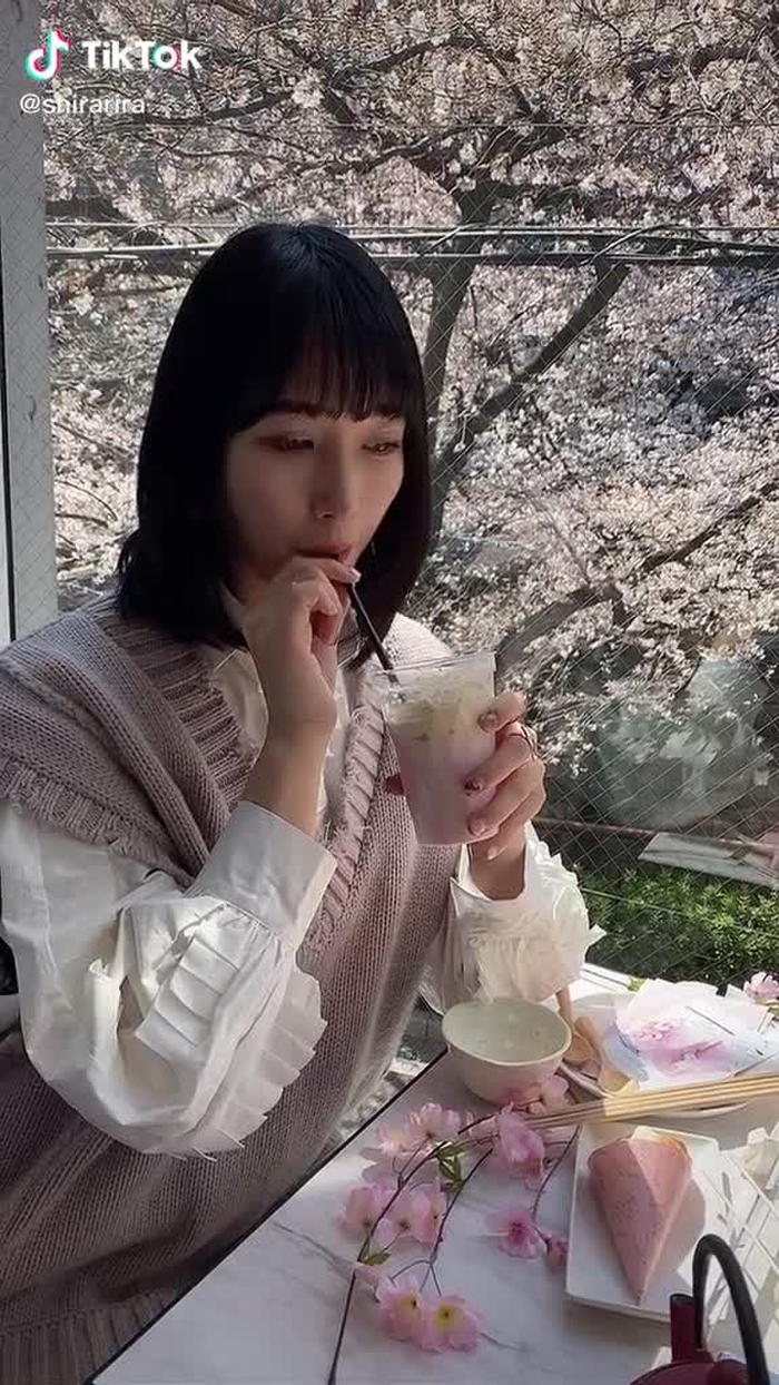 うんうん美味しかった🌸桜満開🌸#桜#東京#どこでしょう#おすすめのりたい#おススメ載りたい #おすすめにのりたい
