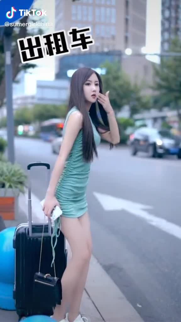 có ai bắt xe như này ko #chinagirl #sumergirl