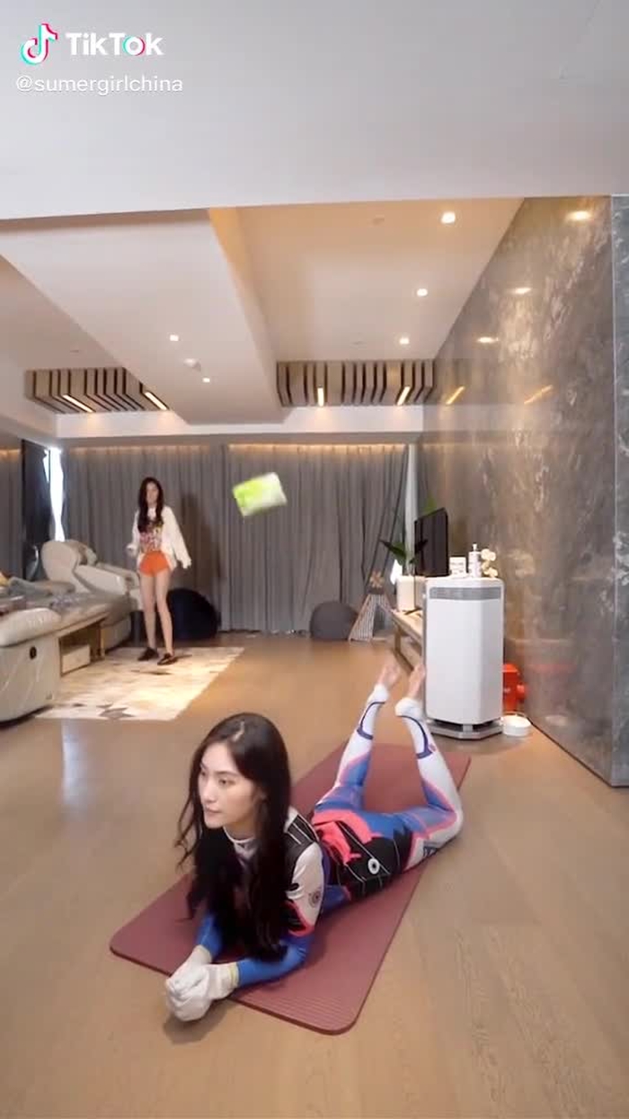đằng sau những video ném đồ chuẩn là quá trình tập luyện dài #sumergirse #girlchina