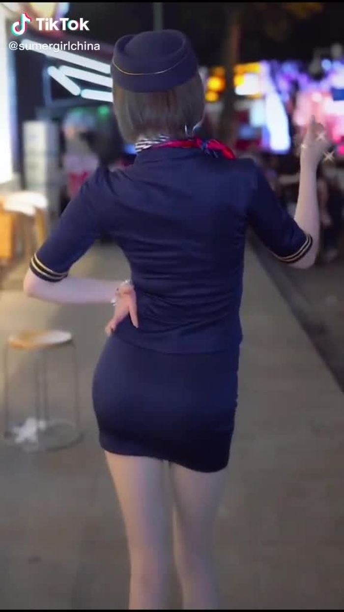 tiếp viên hàng không xinh thật #guongmatananh #girlschina