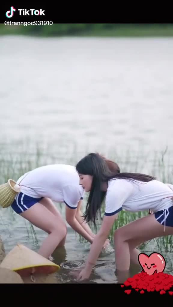 có ai cùng em về quê bắt cá không #cuocsong #tiktok #xuhuong
