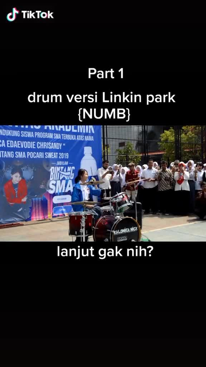 kalau rame lanjut part 2 bantu salin tautan#linkinpark #numb #GayaMi11Lite #fypシ #drumcover #xycbaa