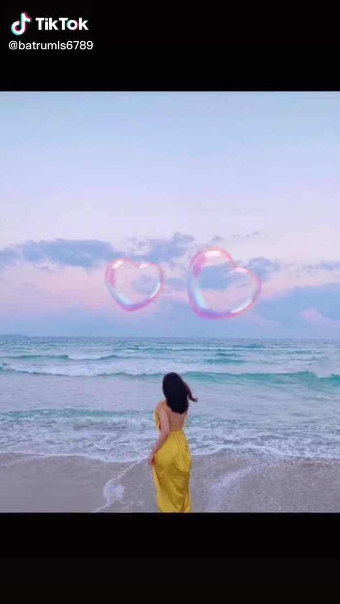 Biển và em 🥰#gái xinh