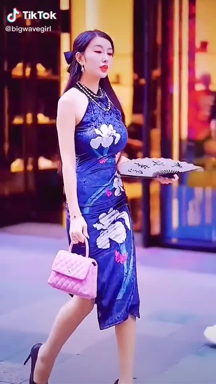 cheongsam#beautiful #Sexy #fypシ