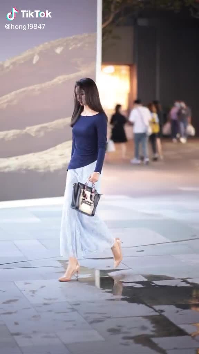 清纯可人#chinesegirl #おすすめ #街拍时尚 #素敵 #可愛い