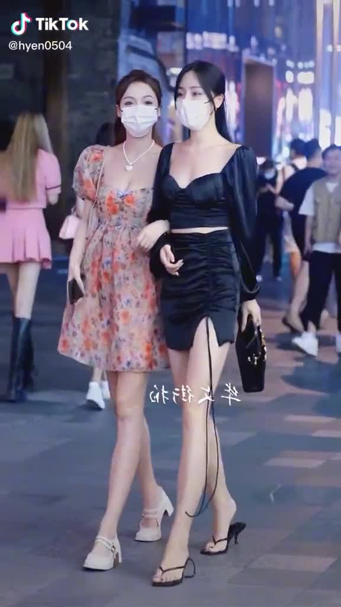 你的口罩，永远遮不住你的美！#girl #gaixinh #chinesestreetfashion #streetfashion #fypシ