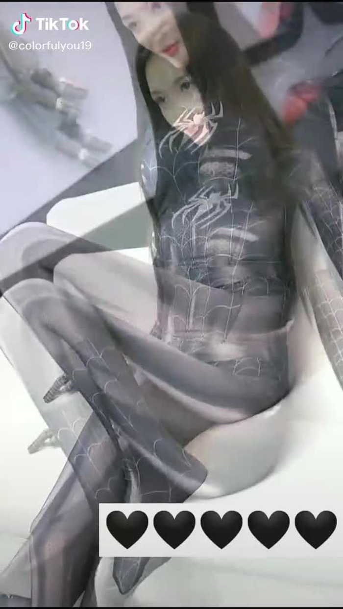 Just your superhero. Do you need my protection？❤️#foryou #beautifulgirl #spidergirl #hotgirl #sexygirl