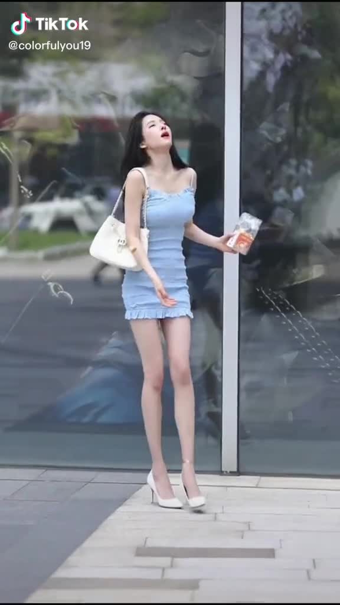 Can you do that？😝#beautifulgirl #beauty #sexygirl #fyp #streetfashion