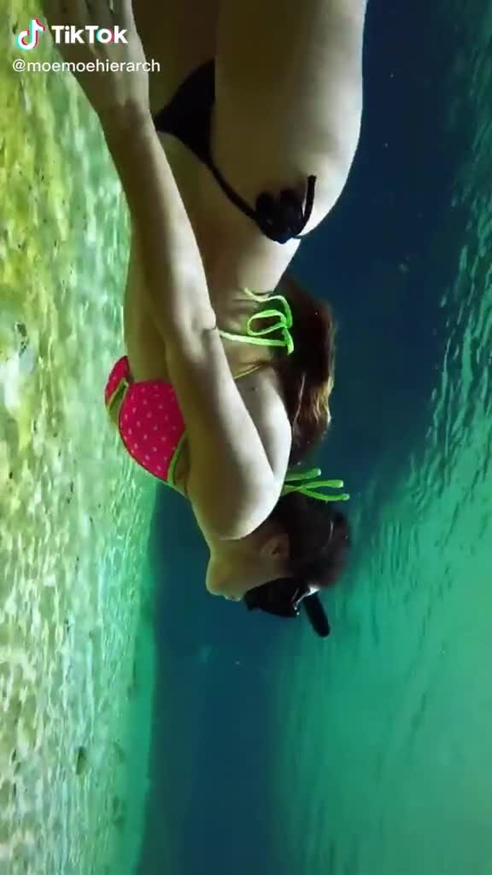 Snorkeling underwater world