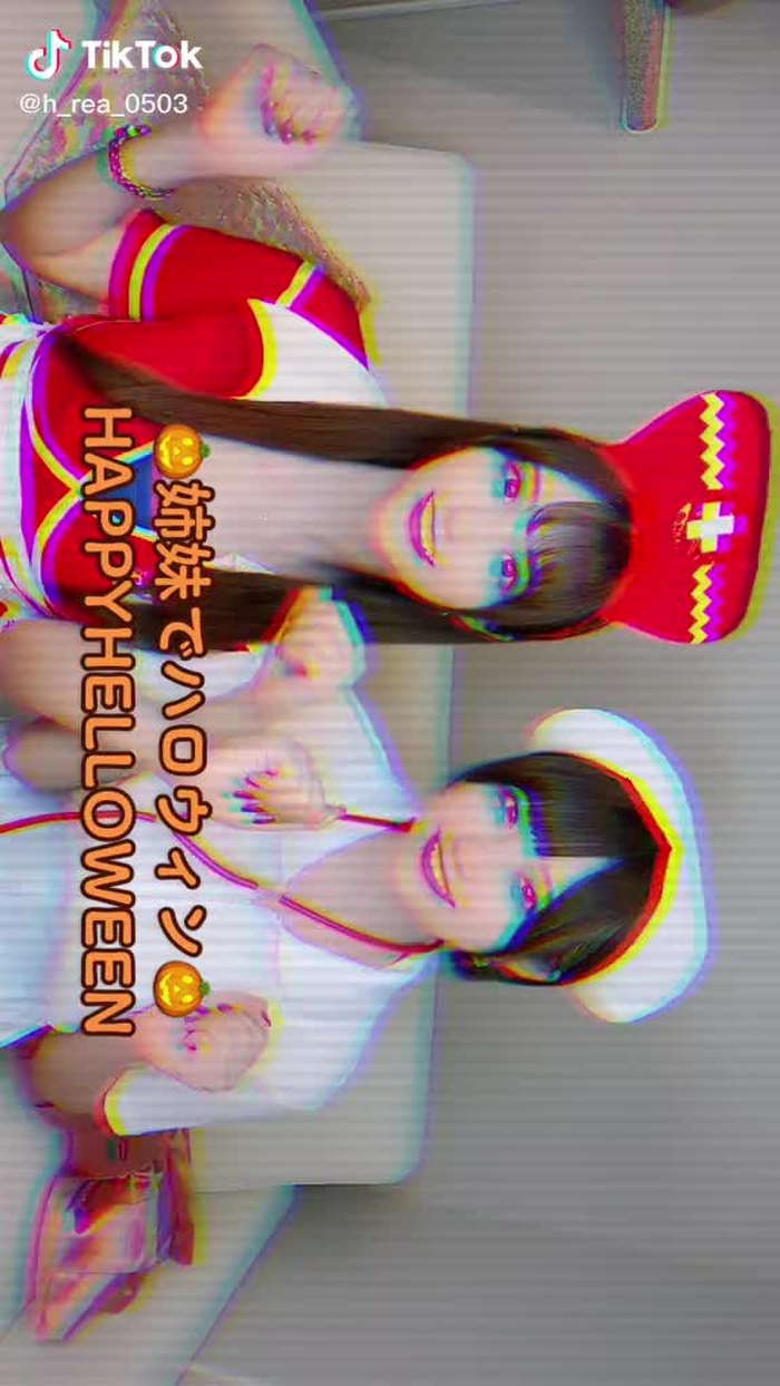 🎃HAPPYHELLOWEEN🎃 #tiktokハロウィン #姉妹 #のんれあ