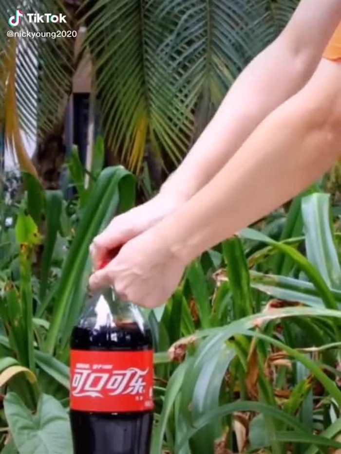 feel boring at home🤣🤣🤣#dietcokeandmentos #itai