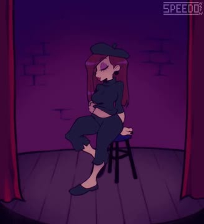 Goofy Beret Girl