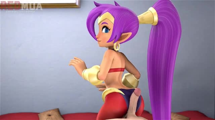 Shantae dances against his dick