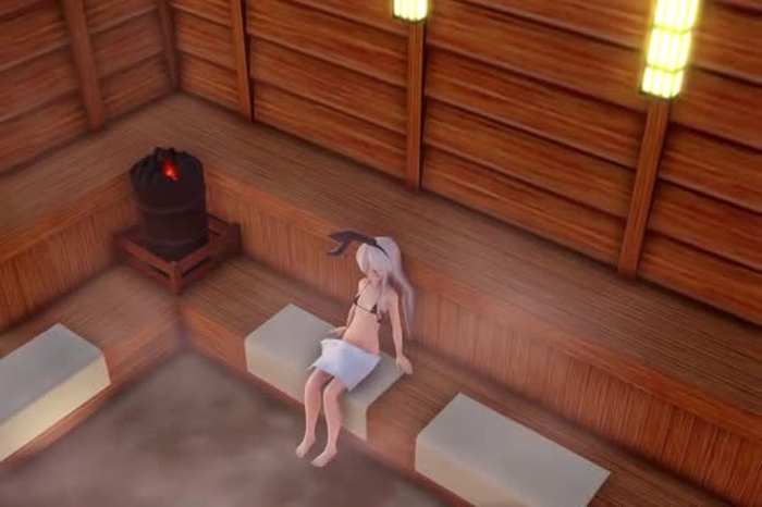 KamikamiMMD Public Sauna