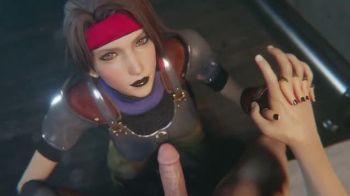 Jessie Rasberry Blowjob Facial Goth [Black Lipstick][Bulgingsenpai]