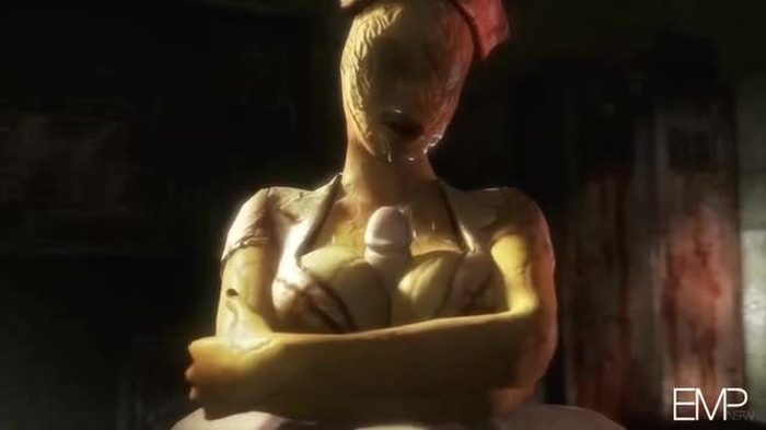 Bubble head nurse paizuri 6 (Silent Hill)