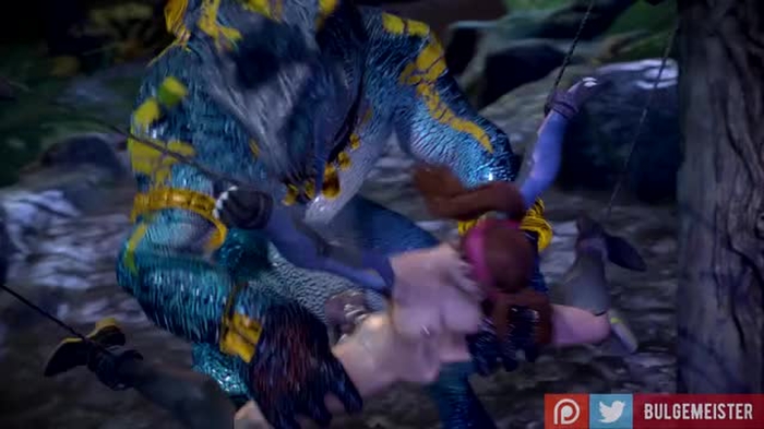 Jessie Rasberry Takes Lizard Cock [Bulgemeister]