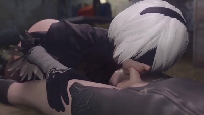 [Nier] 2B Blowjob (Cam1) [4K] [Bewyx]