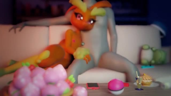 Watching memes with Lopunny