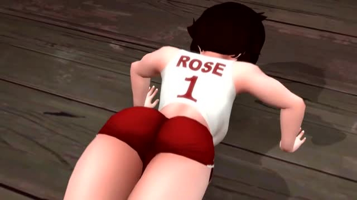 RUBY ROSE DOES PUSH-UPS RWBY