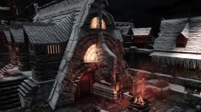 Skyrim - Naive Adventurer Masturbates Before Questing and Getting Caught