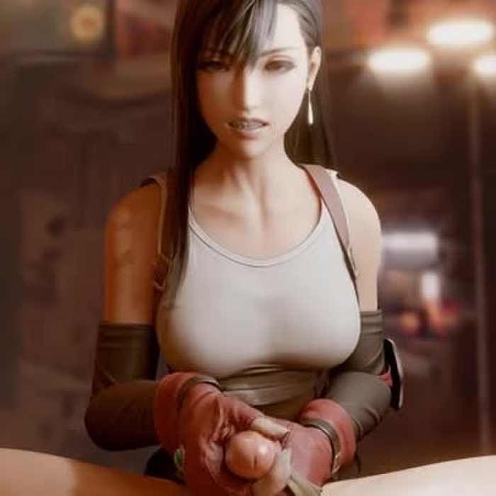 Tifa Handjob - BulgingS