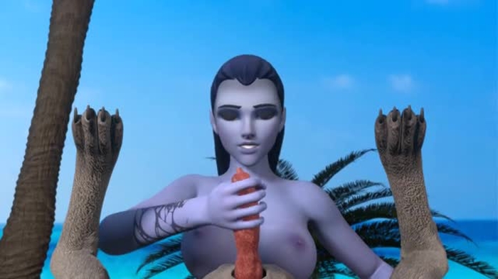 Widowmaker has fun with Doggy