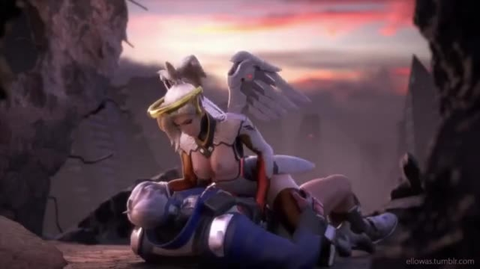 Mercy Riding Soldier 76 Cock - Ellowas