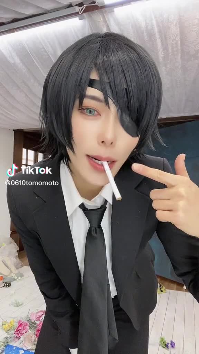 いやいや一本くれる姫野先輩🚬 #姫野先輩 #チェンソーマン #コスプレ #コスプレイヤー #fypシ