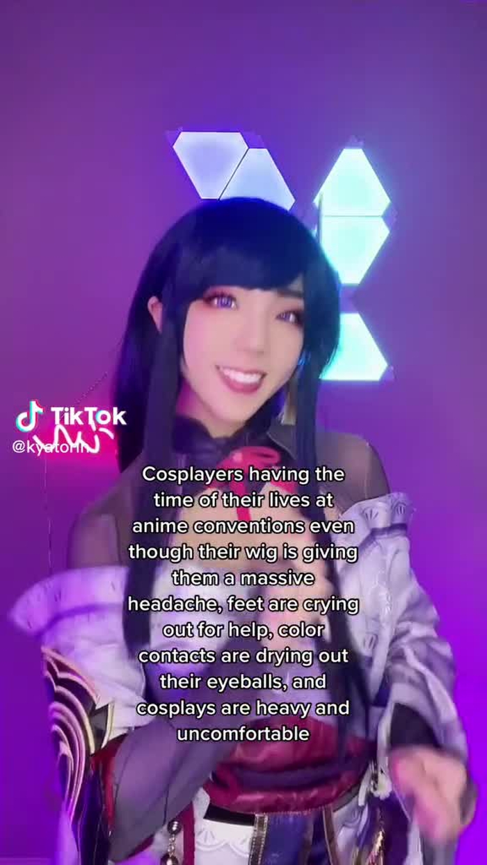The universal cosplayer experience but it’s worth it 💖 #cosplay #cosp...