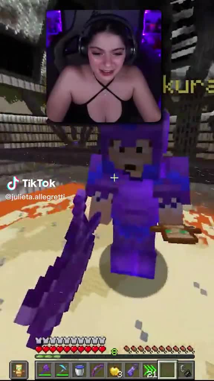 PES TA ÑASTE 😂 #gamerentiktok #minecraft #minecraftmemes #girlofnox ...