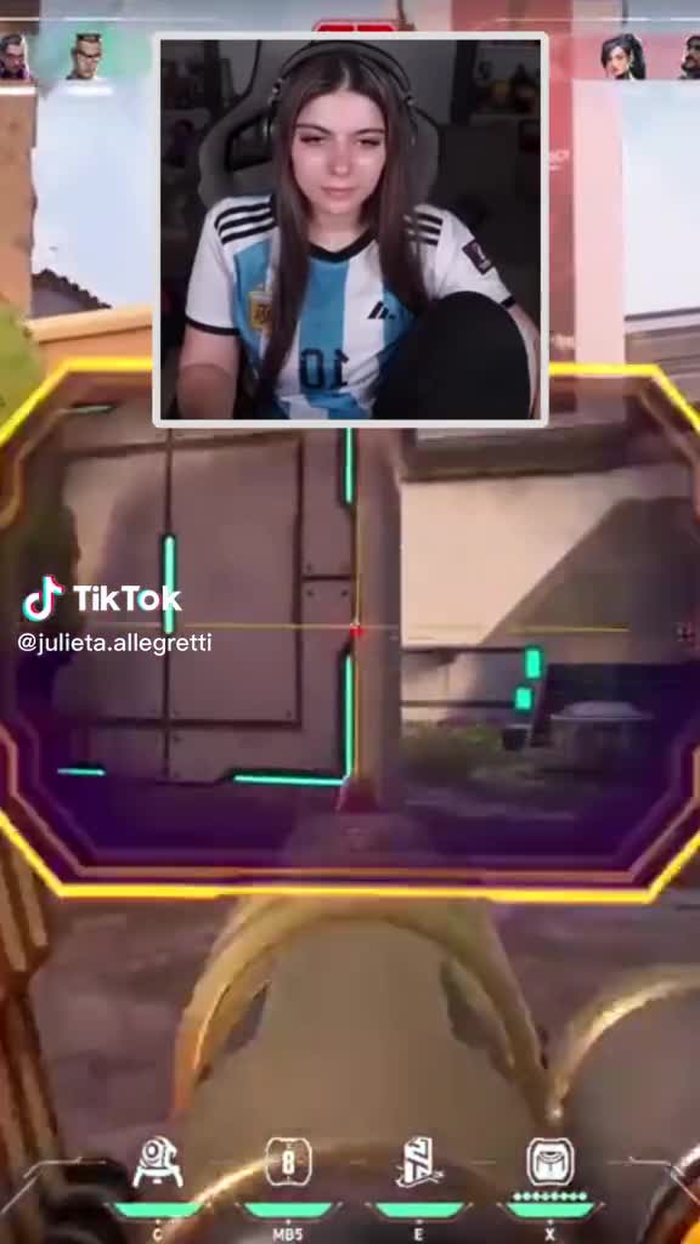 Jugando chamber con 200 de ping XD #gamerentiktok #girlofnox #girlofno...