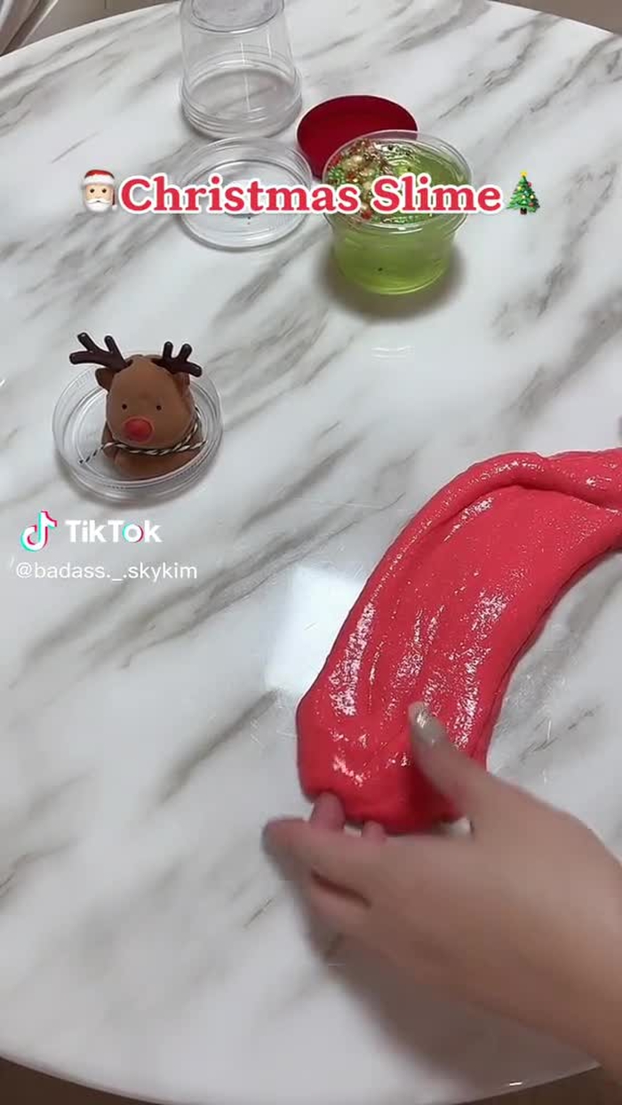 Merry Christmas! 🎅🏻🎄🎁 처음 해보는 슬라임 #Slime #SlimeAsmr #Christmas #Asm...