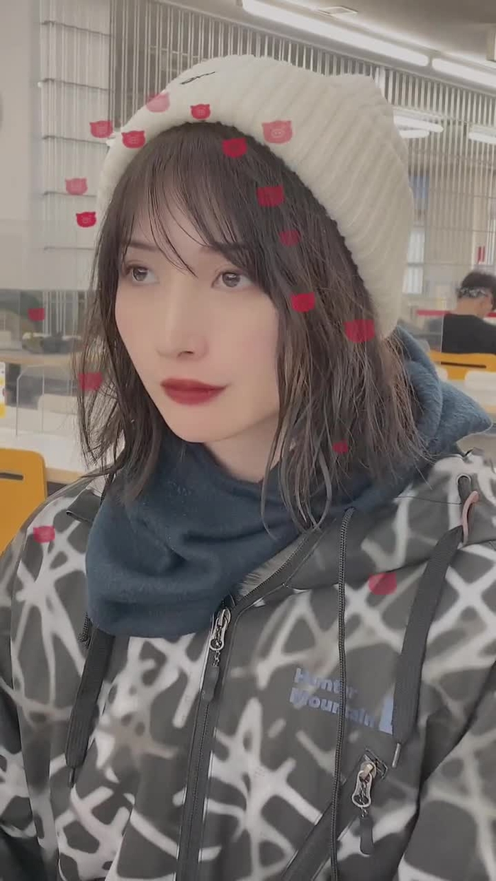 ゲレンデで見つかった#道産子娘