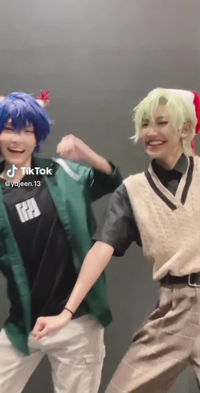 Hype Boy 💙💚 #hiyoritomoe #巴日和 #junsazanami #漣ジュン #あんさんぶるスターズ #ensem...