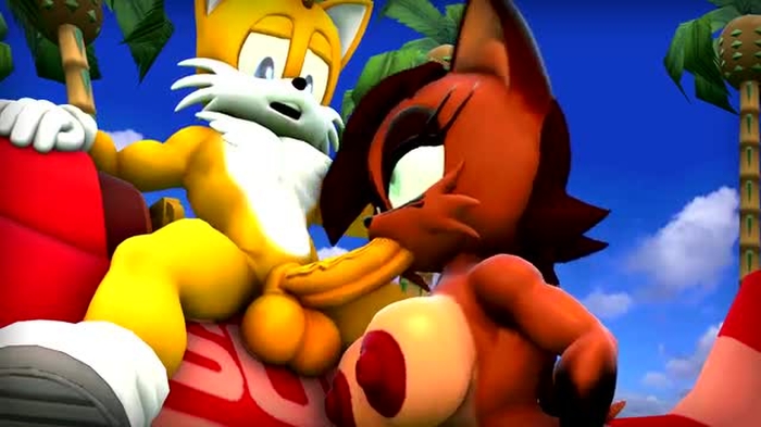 Nicole the Lynx Blowjob Tails [wector]