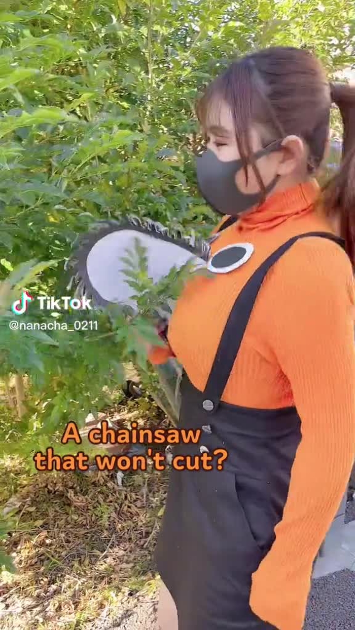 なんで切れないの？😂Why can't you cut it?