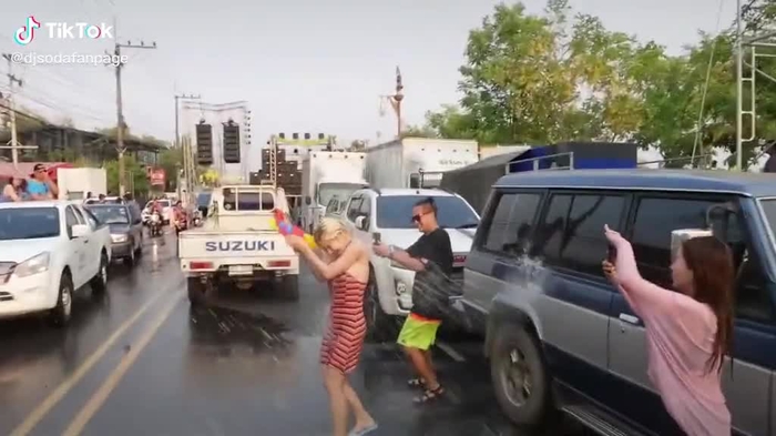 #นางสงแกรนด์ Songkran Thailand 2018