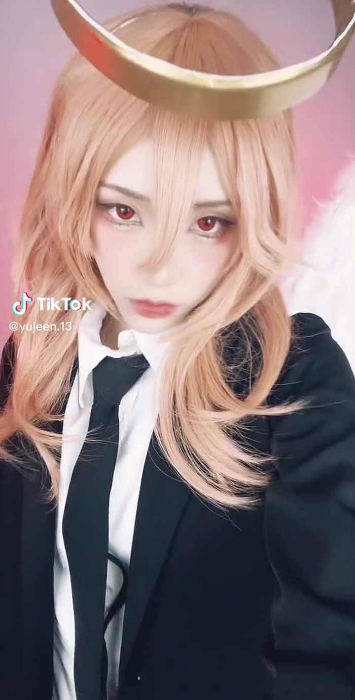 สนใจลดอายุขัยไหมครับ👼 #angledevil #chainsawman #angledevilcosplay