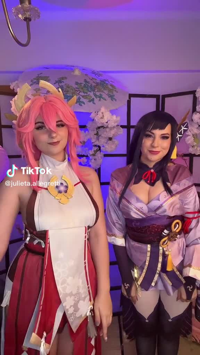 Se acuerdan de este trend? Shogun: @Peyton Cosplay ❤️ #cosplay #yaemik...