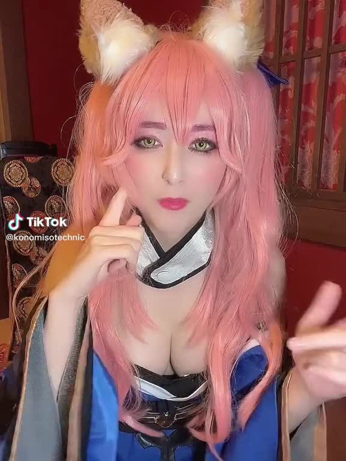 玉藻でやりたかったんです🦊 #玉藻の前 #今日のタマ活 #玉藻の前コスプレ #可愛くてごめん