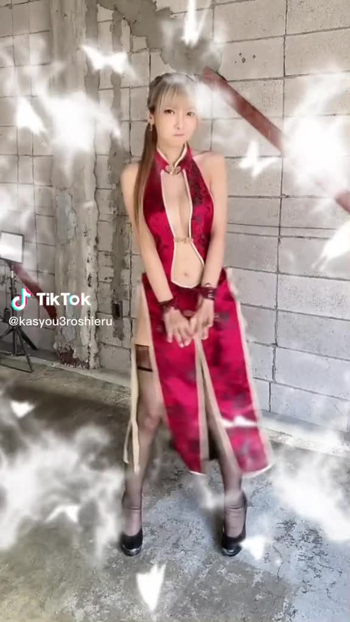 ふりふり #cosplayer #コスプレイヤー #コスプレ #cosplay #チャイナ服 #チャイナドレス #sexy #ポニテ #ポニ...