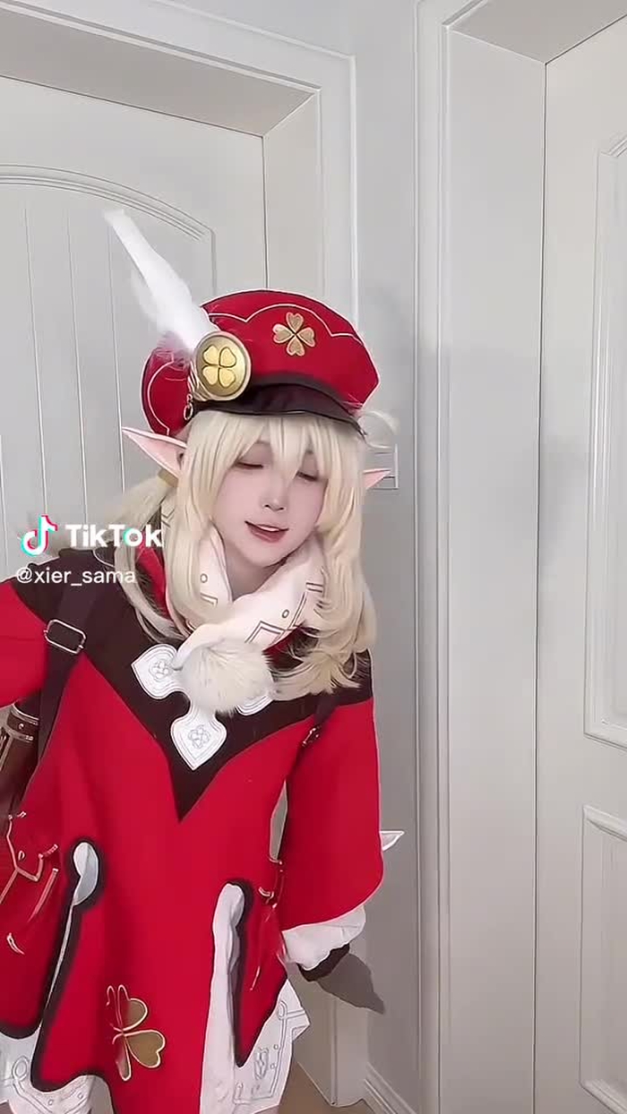 お兄ちゃん#コスプレ #原神コスプレ #クレーコスプレ #fyp#genshinimpactcosplay #kleecosplay