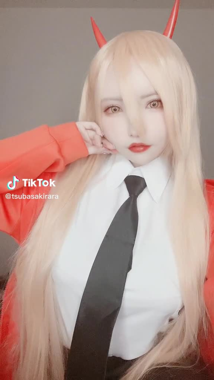 おうおう！ひれ伏せ人間!! ワシの名はパワー♥️🪚⚙️#チェーンソーマン #パワーコスプレ #cosplayer #fyp