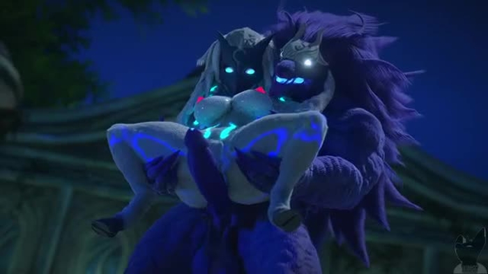 Kindred x wolf (TwitchyAnimation)