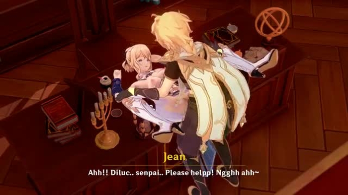 Jean fucked by aether unwillingly