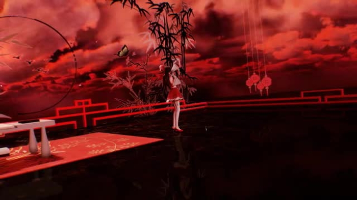 [Krag] Reimu Tougen Renka strip dance